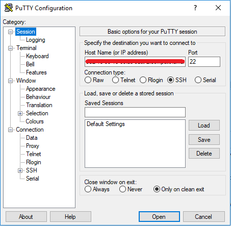 putty config putty config